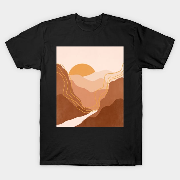 Abstract Sunset Painting 3.12 T-Shirt by gusstvaraonica